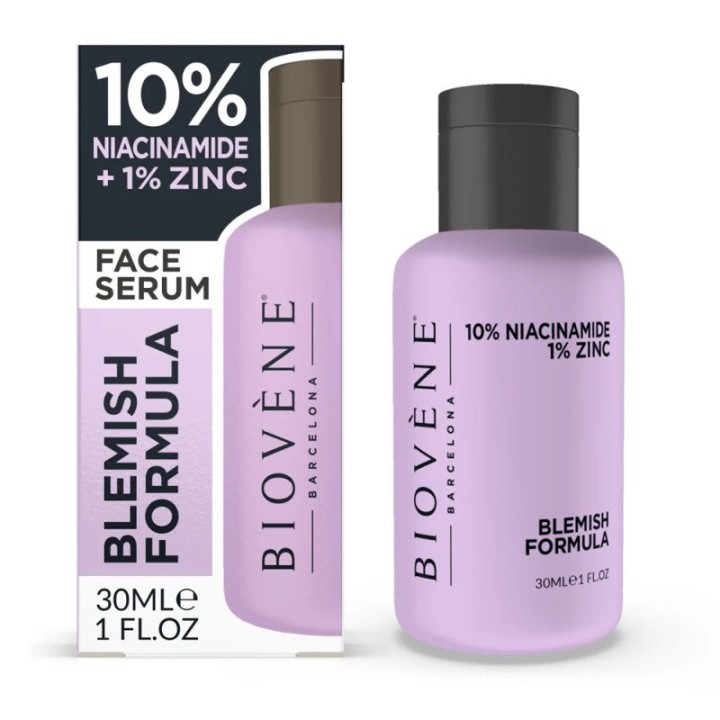 Biovene Blemish Formula 10% Niacinamide & 1%Zinc Facial Serum 30Ml