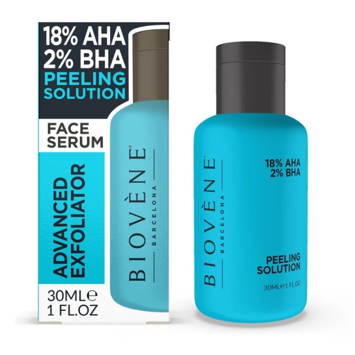 Biovene Peeling Solution 18% Aha & 2% Bha Facial Serum 30Ml