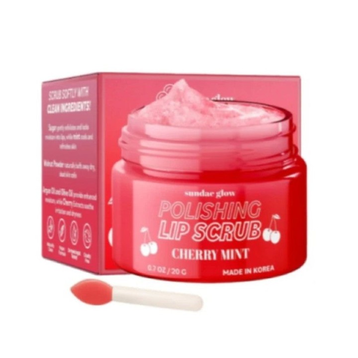 Sundae Glow - Lip Scrub Cherry Mint
