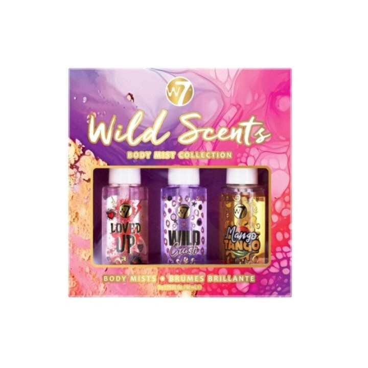 W7 Wild Scents Trio Body Mist Collection-3X50Ml