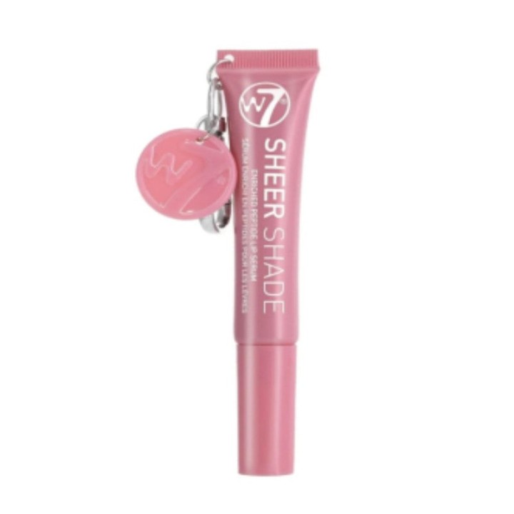 W7 Sheer Shade Lip Serum With Keyring-Duskin1004 Petal