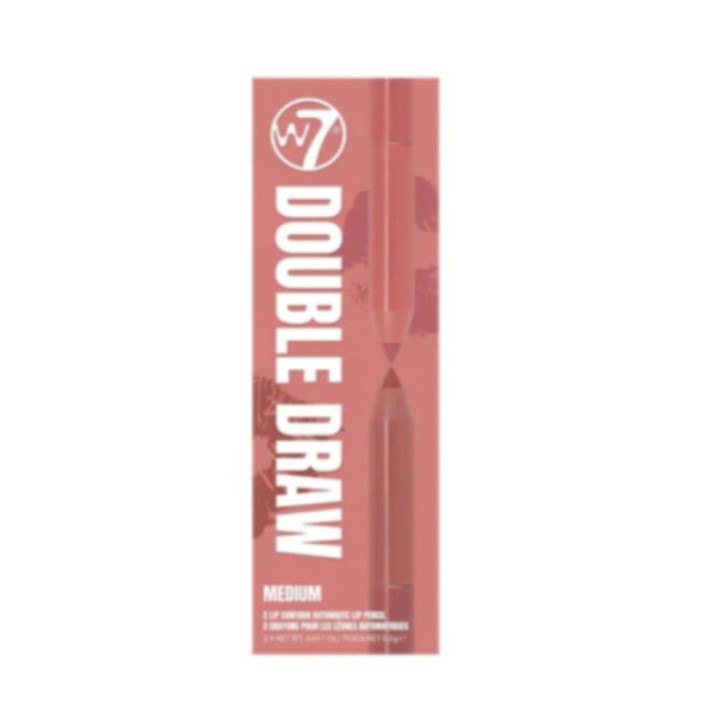 W7 Double Draw Lipliner Pencil-Medium