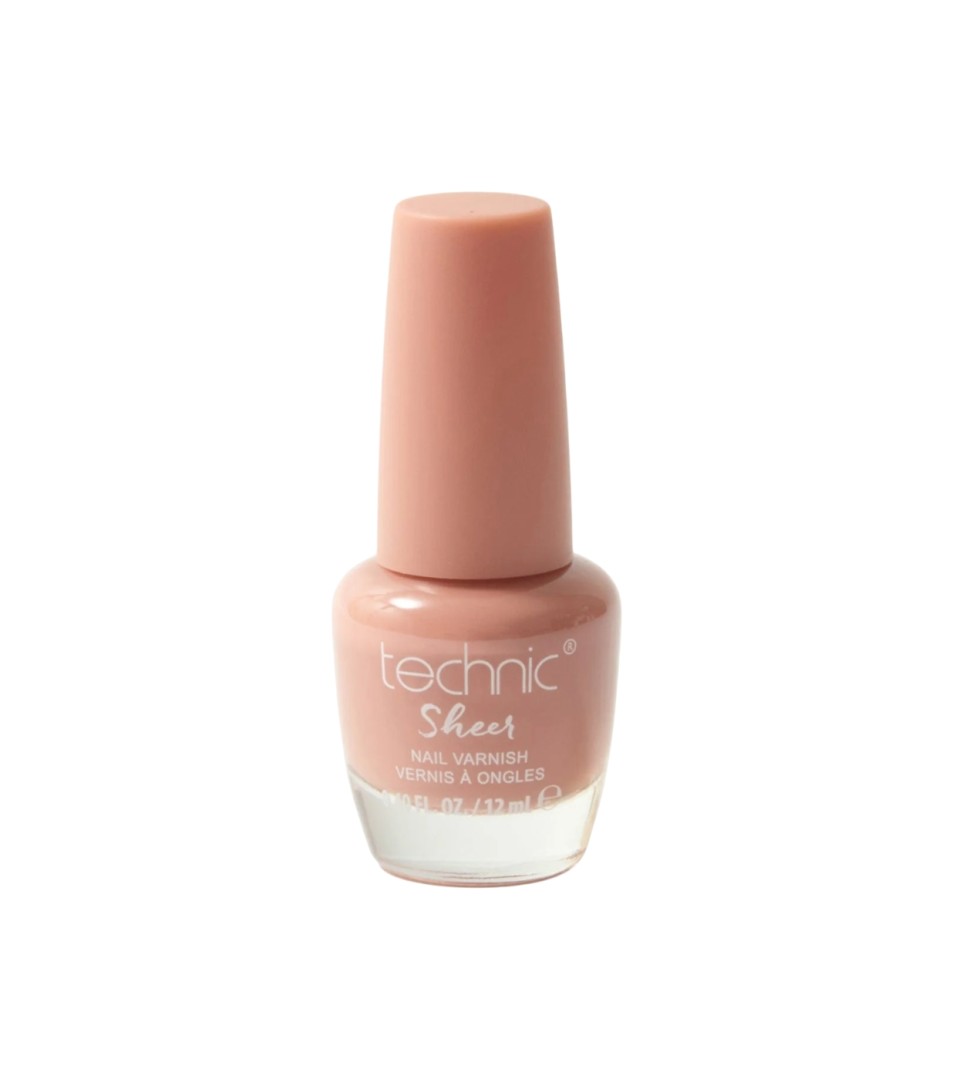 Technic Sheer Nail Varnish Dark Beige