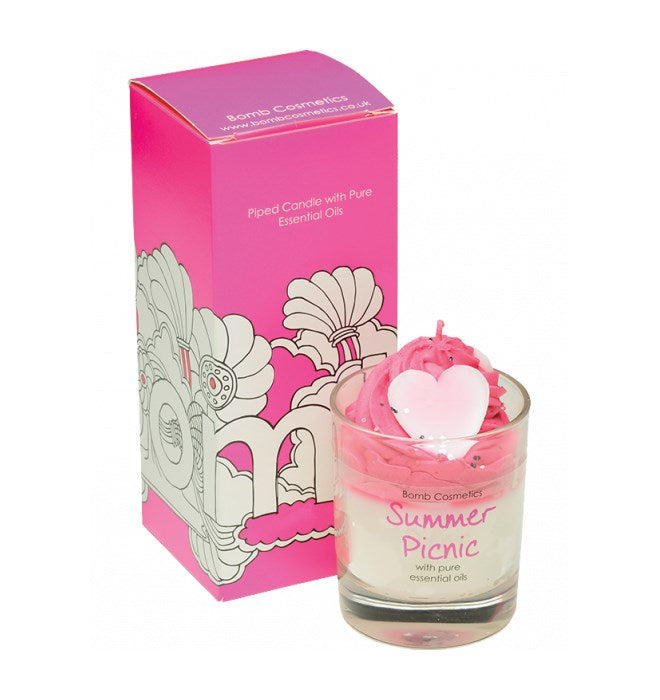 Summer Picnic Piped Candle