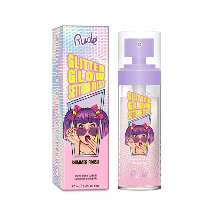 Rude Cosmetics Glitter Glow Setting Spray