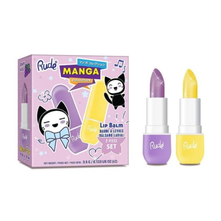 Rude Cosmetics Mangiorgio Armani Collection Lip Balm Duo-Grape/Pineaple