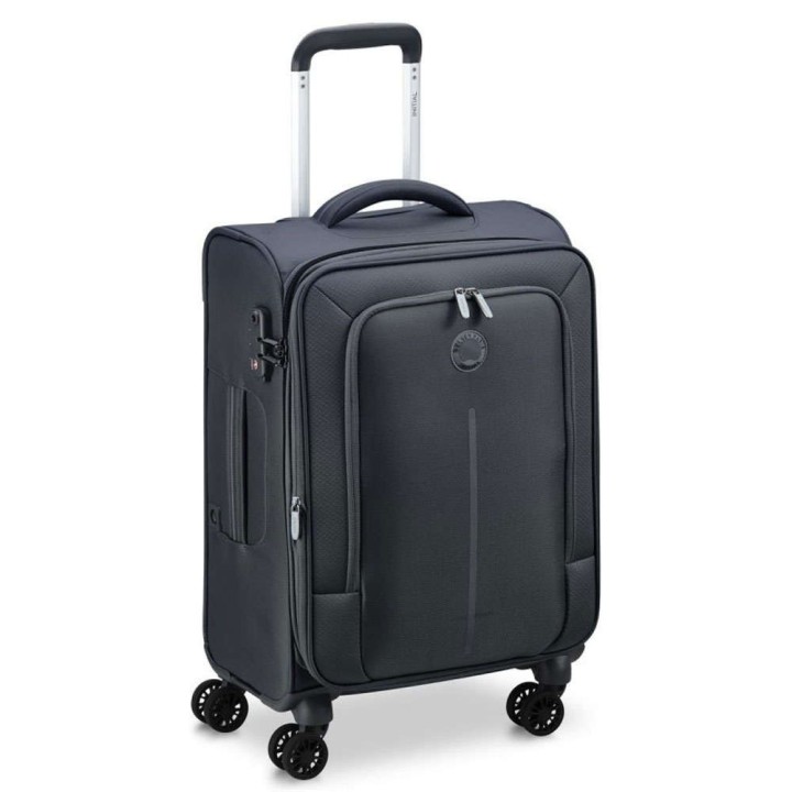 Caracas 55 Cabin Suitcase Expandable Soft- Black