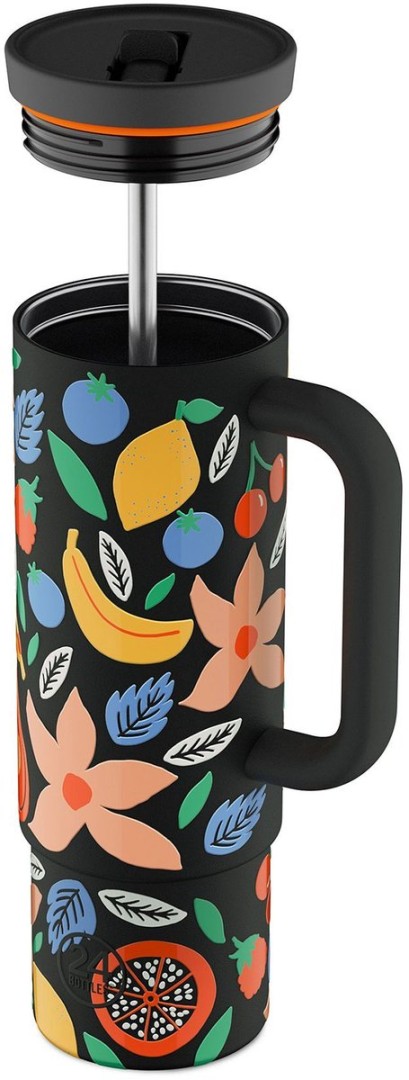 24Bottles Straw Cup 800Ml Tropical Noir