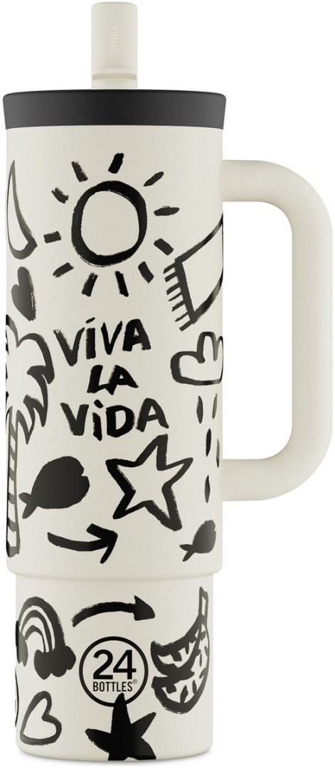 24Bottles Straw Cup 800Ml Viva La Vida