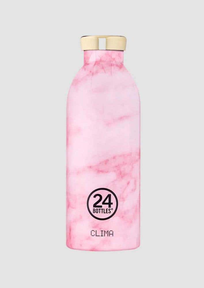 24Bottles Clima Bottle 500Ml Pink Marble