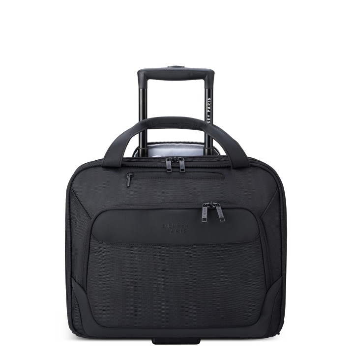 Parvis Carry-On - Pilot Case  + 1Cpt Trolley Boardcase - Black