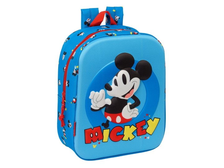 Safta 3D Backpack Mickey Mouse Square