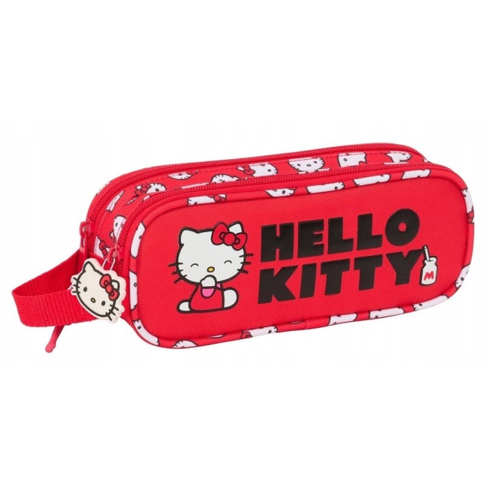 Safta Double Pencil Case Iconic Hello Kitty