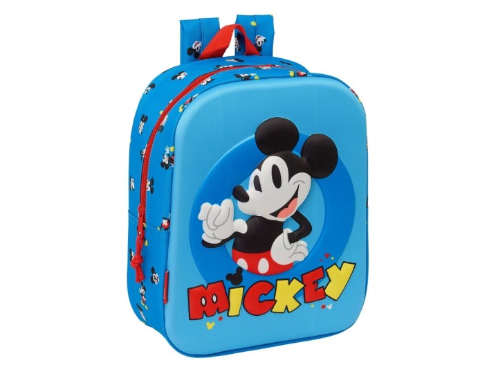 Safta 3D Backpack Mickey Mouse Square