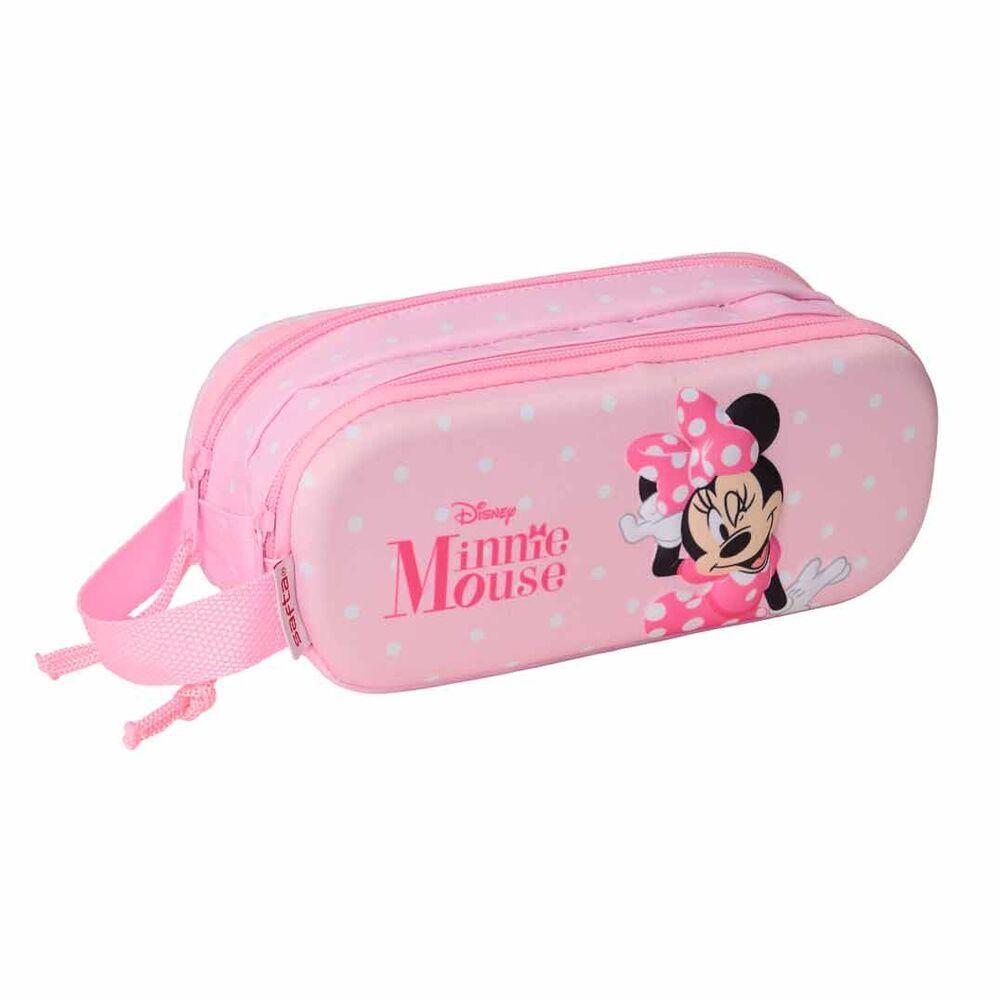 Safta 3D Double Pencil Case Minnie Mouse