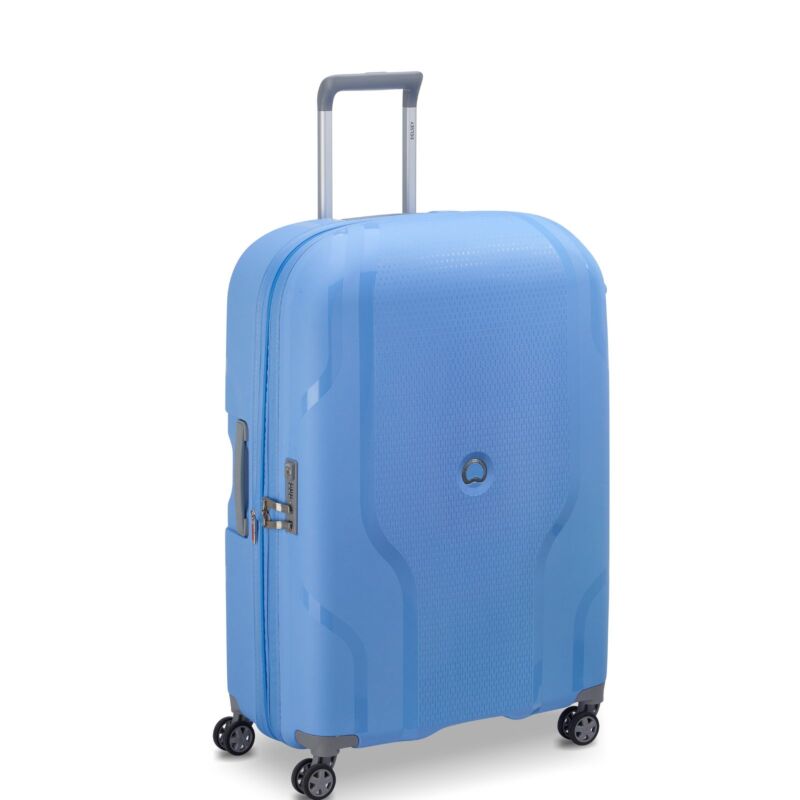 Delsey Clavel Mr Hardside Exp Medium 76 Cm Spinner Suitcase Lavender Blue