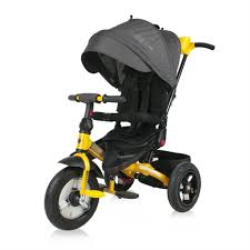 Tricycle JAGUAR /Air Wheels / BLACK YELLOW