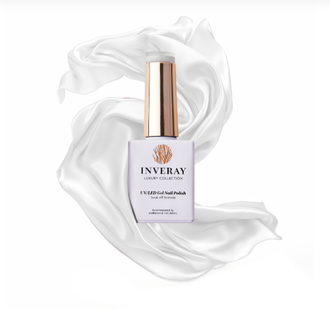 INVERAY UV/LED gel polishes- No. 162 SNOW WHITE