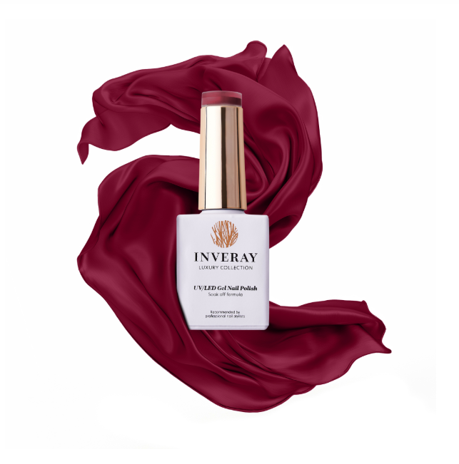 INVERAY UV/LED gel polishes- No.190 BORDEAUX