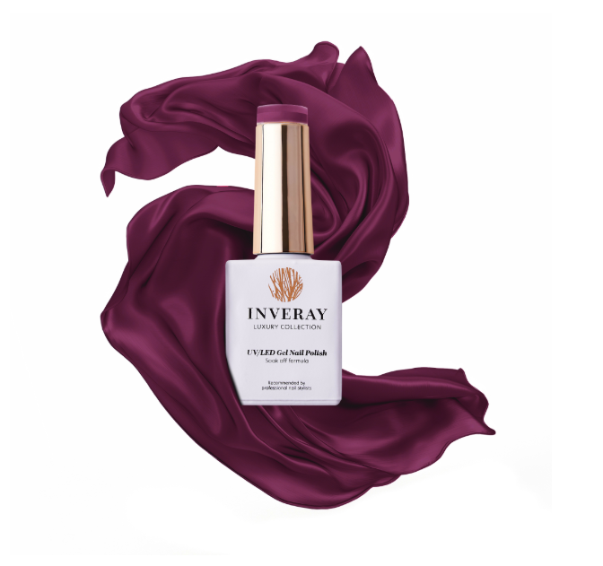 INVERAY UV/LED gel polishes - No.196 MAJESTIC VIOLET