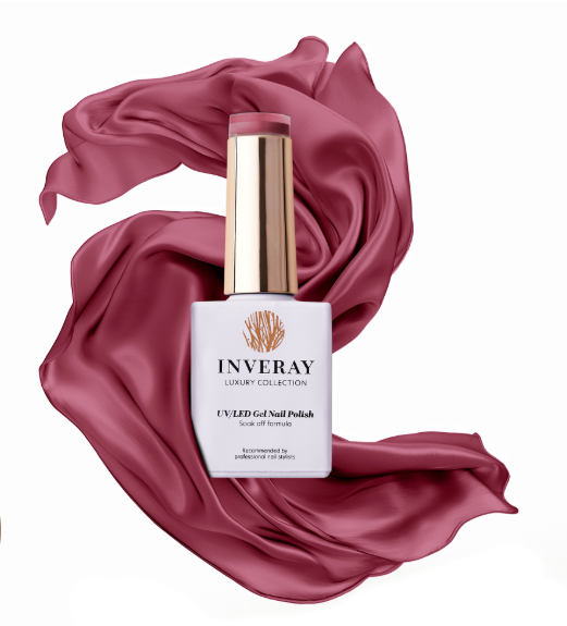INVERAY UV/LED gel polishes- No.233 AURORA CRIMSON