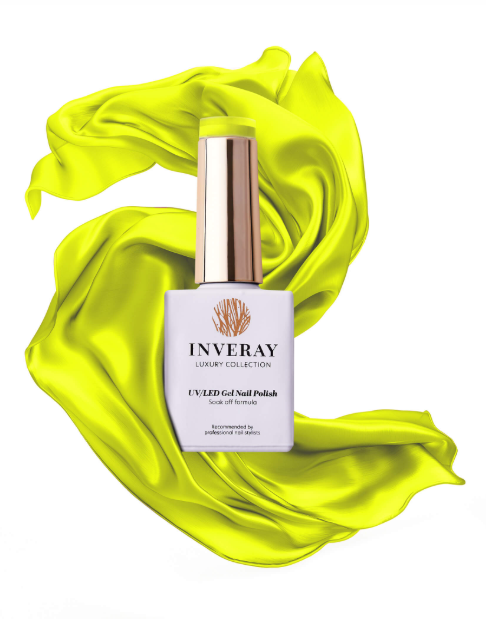 INVERAY UV/LED gel polishes- No. 135 ELECTRIC YELLOW