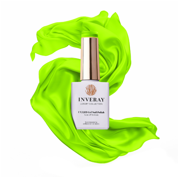INVERAY UV/LED gel polishes- No. 136 LIME LIGHT