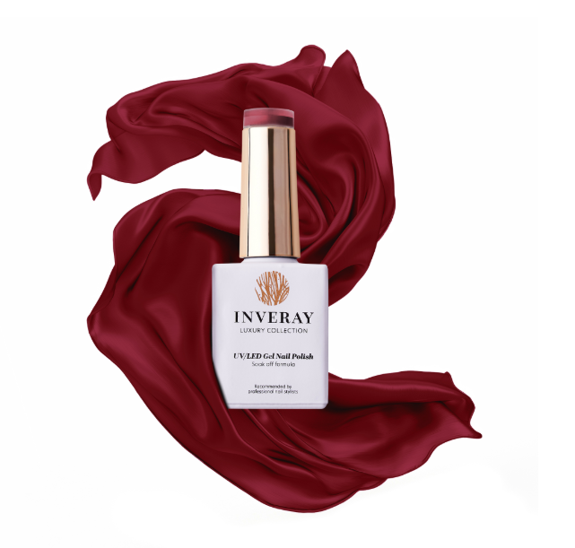 INVERAY UV/LED gel polishes - No. 150 RETRO RED