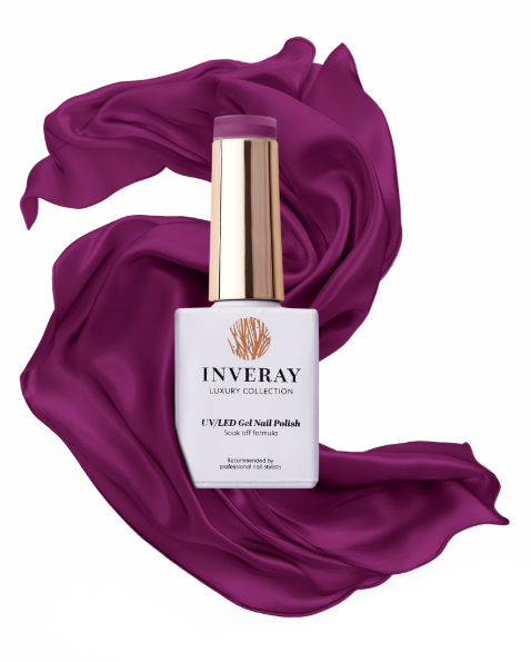 INVERAY UV/LED gel polishes- No. 279 PLUM ROYALE