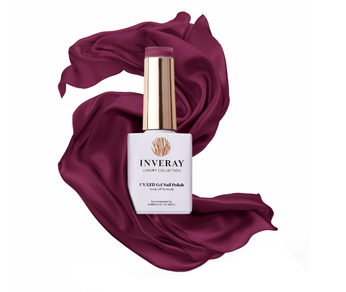 INVERAY UV/LED gel polishes -No. 280 CHOCOLATE BERRY