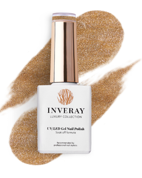 INVERAY UV/LED gel polishes- No. 285 WHITE NOUGAT