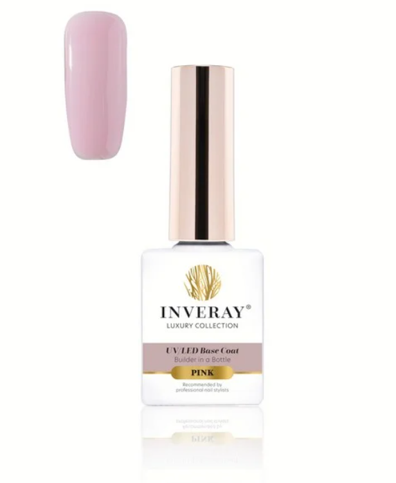 Inveray UV/LED Base Coat – Builder in a Bottle (Pink)