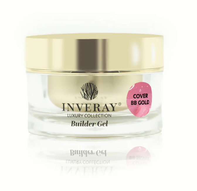 Inveray Builder Gel Cover BB GOLD Luxury Collection 50ml HEMA-FREE