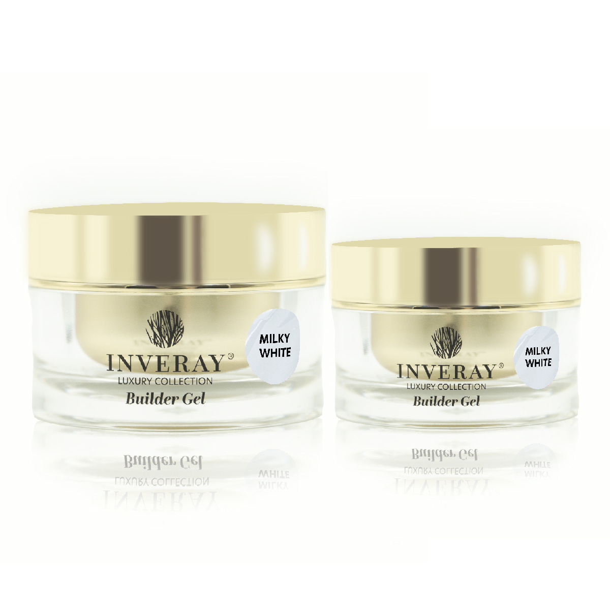 Inveray Builder Gel – Milky White (Luxury Collection) 50ml HEMA-Free