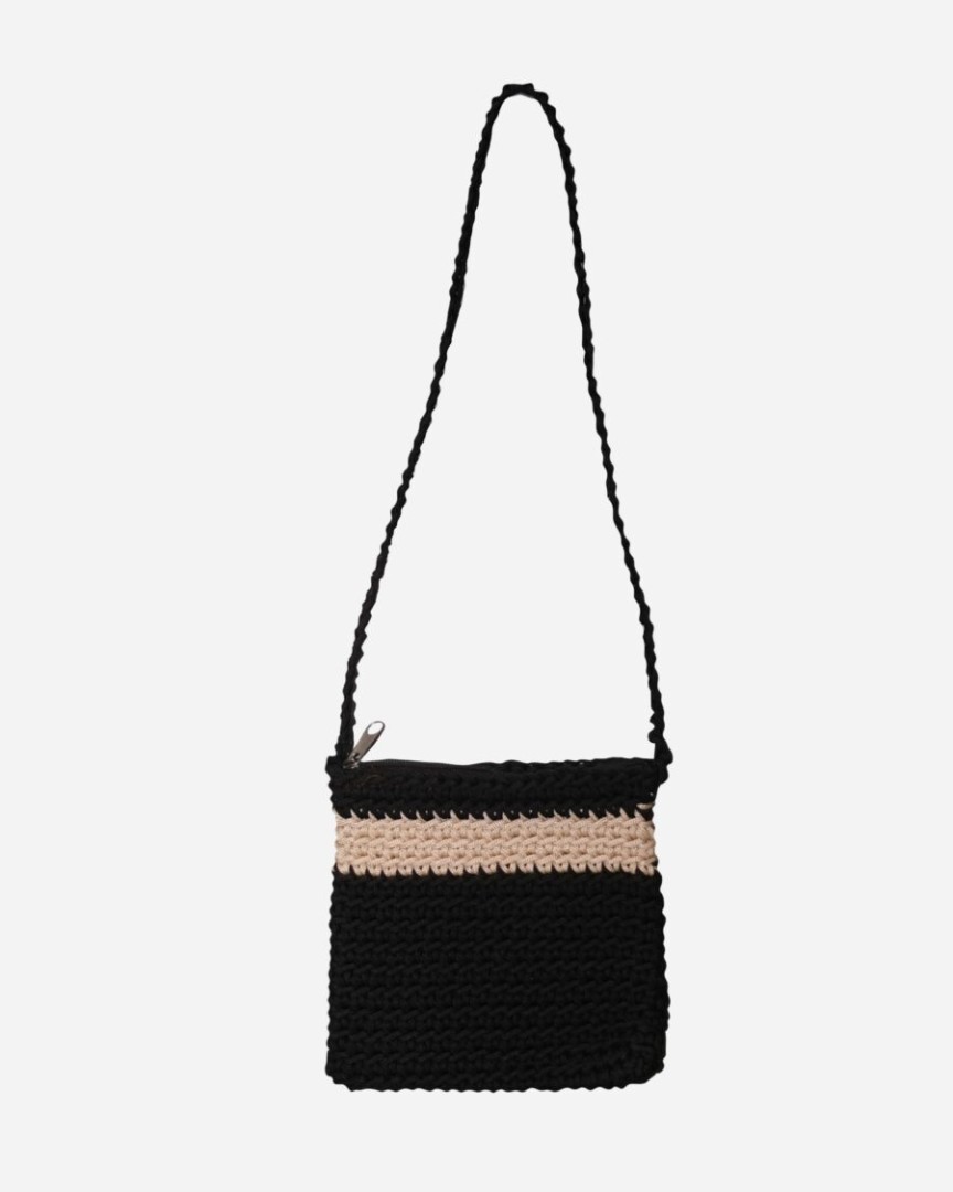 Aliye Bag / Small Black Beige