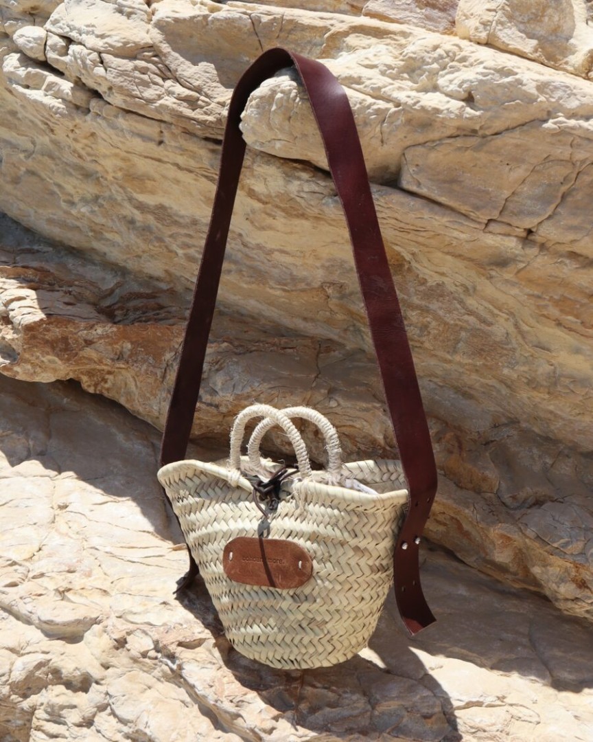 Ana Basket Bag / Leather Brown