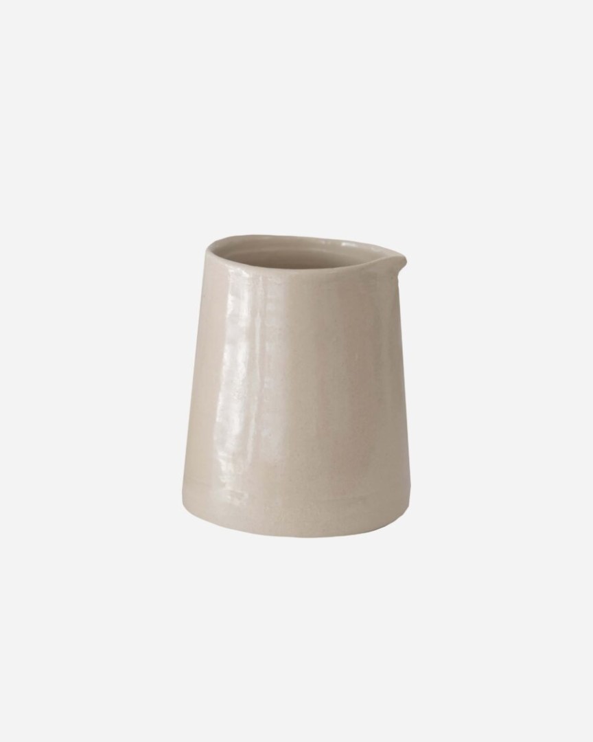 Jug / Ceramic / Beige / S