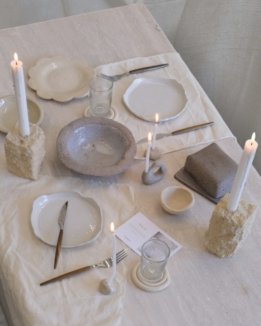 Salu Bowl Beige Glossy