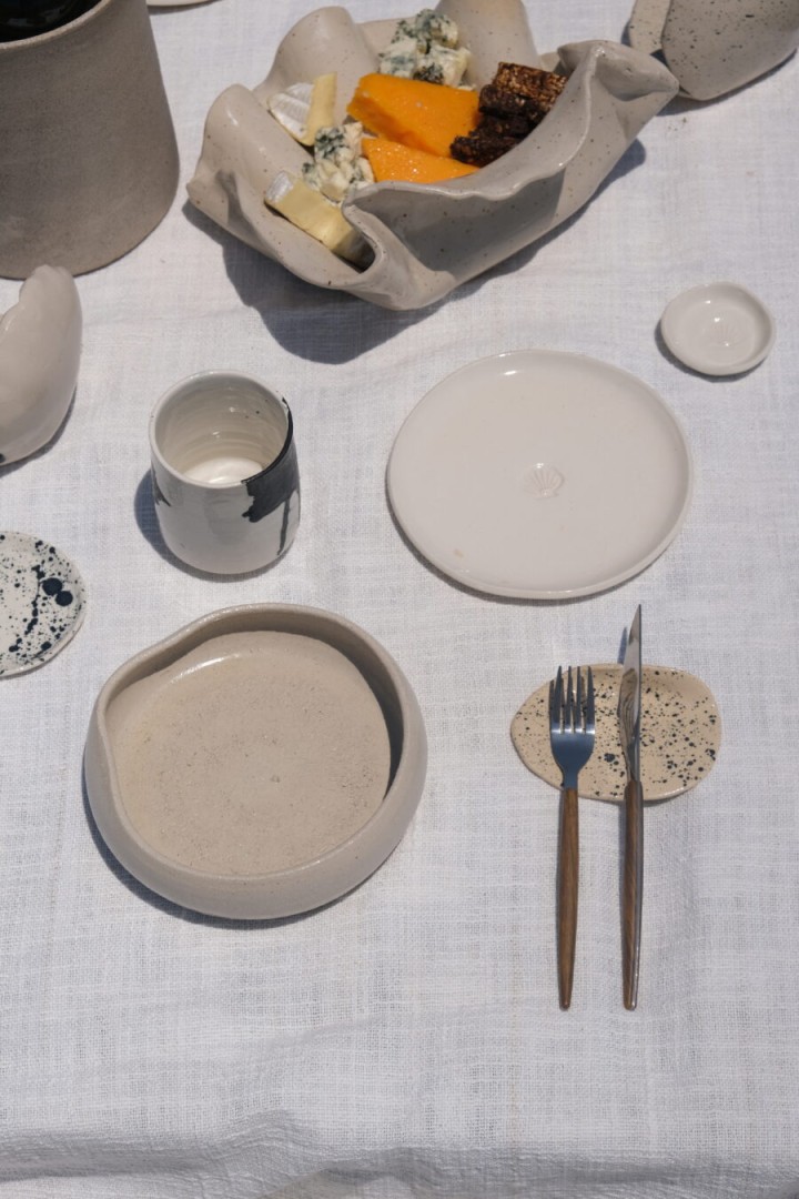 Baunei Pasta Bowl Beige