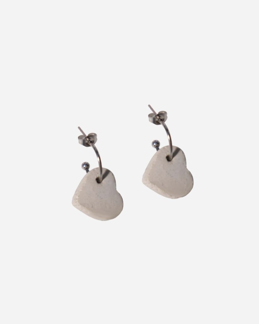 Mariah / Ceramic & Metal Earrings
