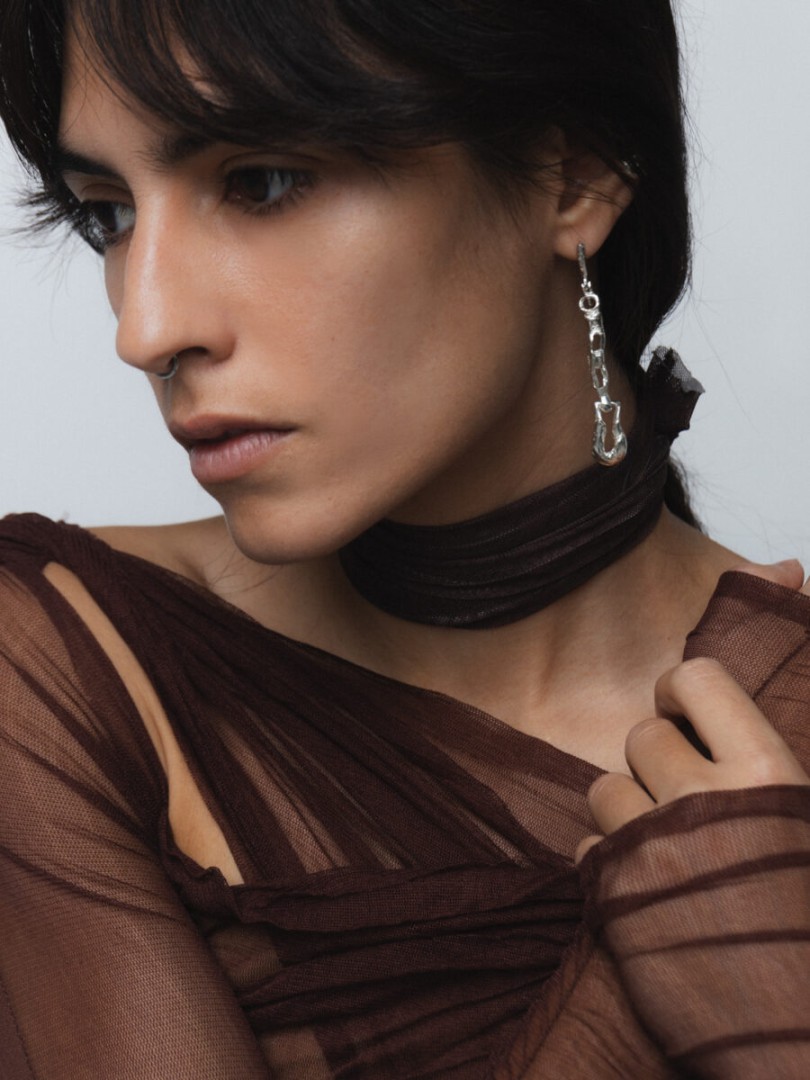 Na243 Antler Earrings