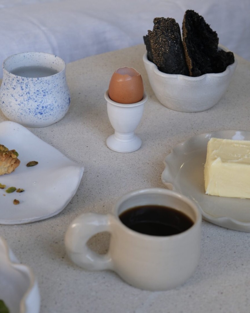 Hof Egg Cup White Mat