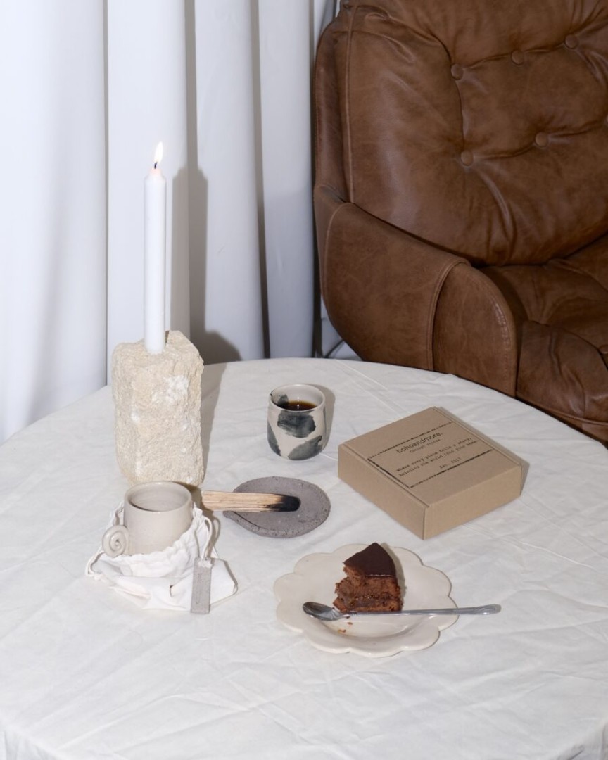 Landle Tray Grey Stone