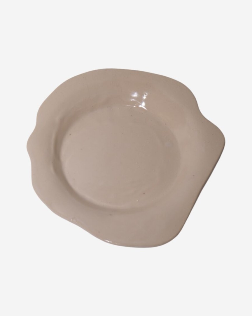 Taragi Plate Beige Glossy