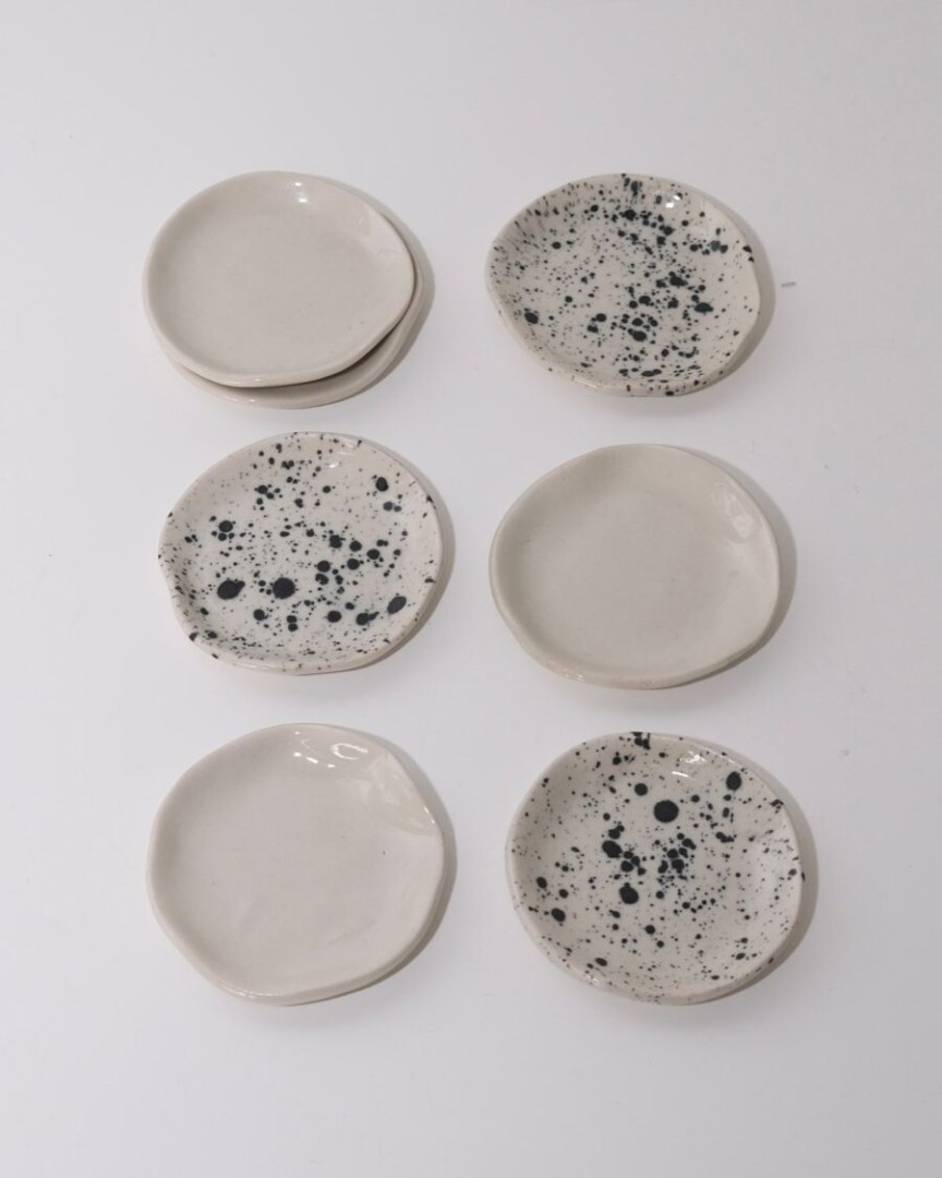 Zama Small Plate Black Spray