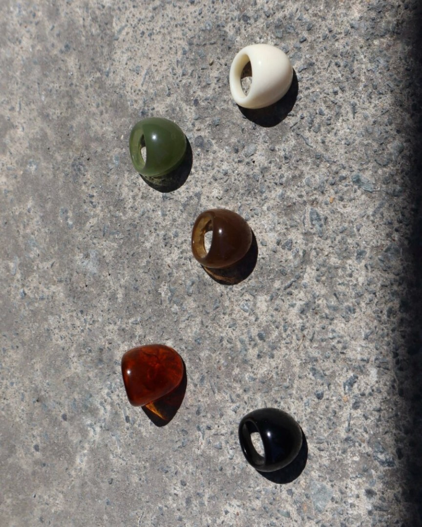 Kibiri Ring Green Chunky