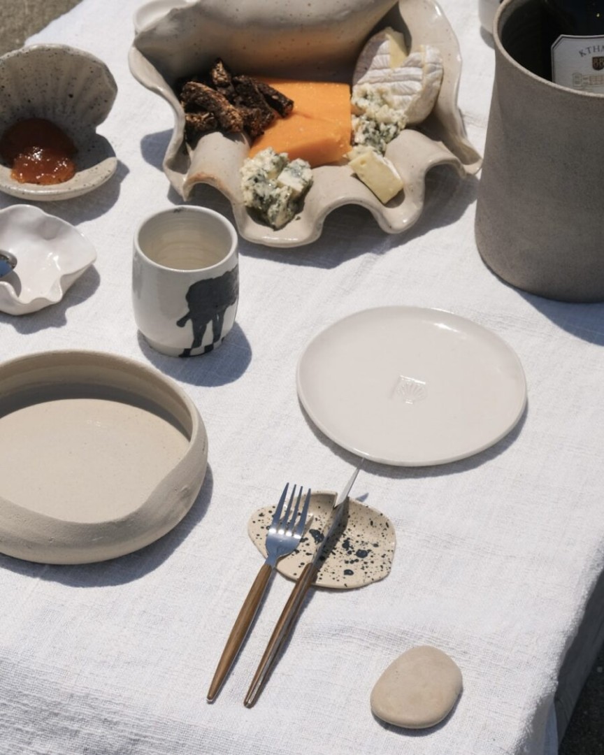 Malze Plate White Glossy