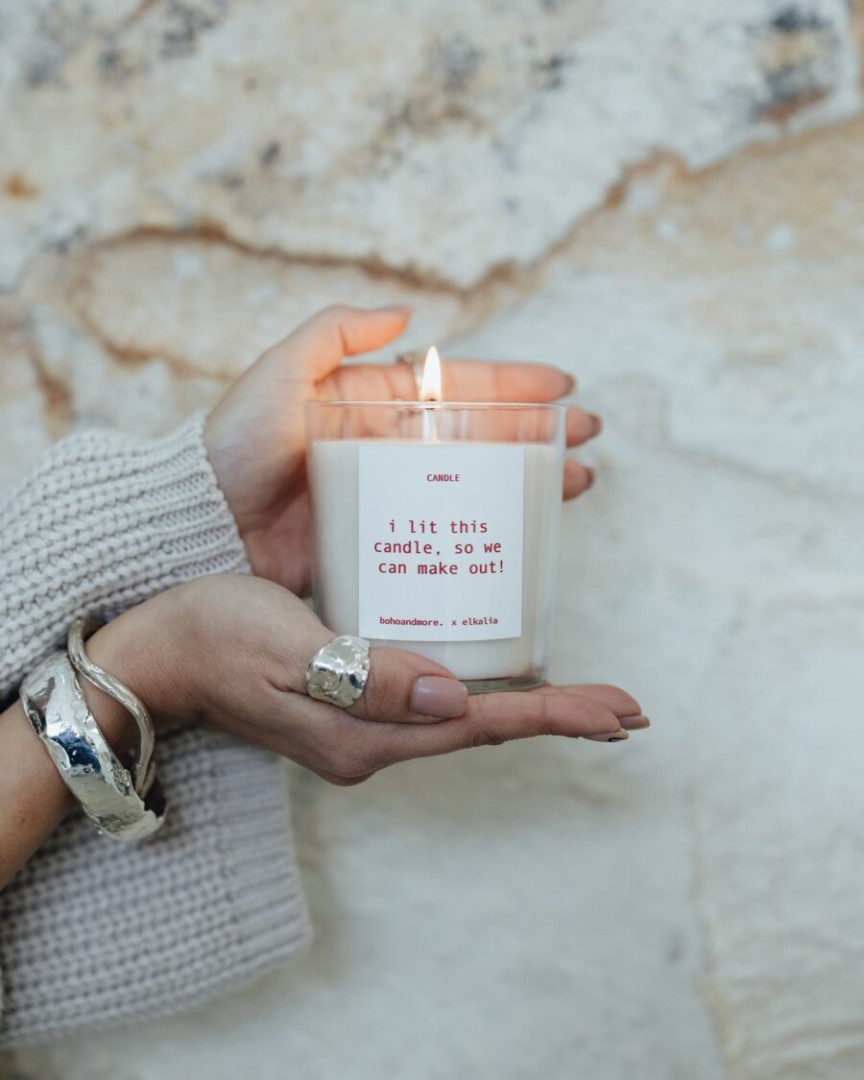 I Lit This Candle, So We Can Make Out / Scented Candle