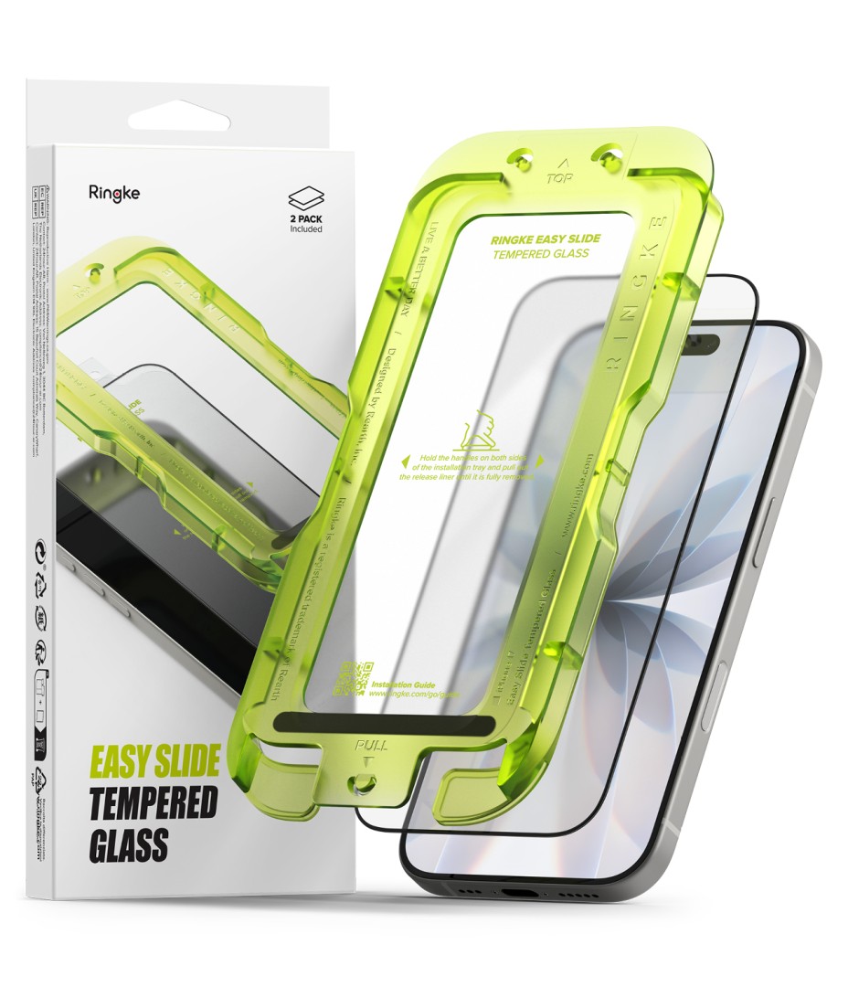 iPhone 17 - Ringke Easy Slide Tempered Glass (2x)