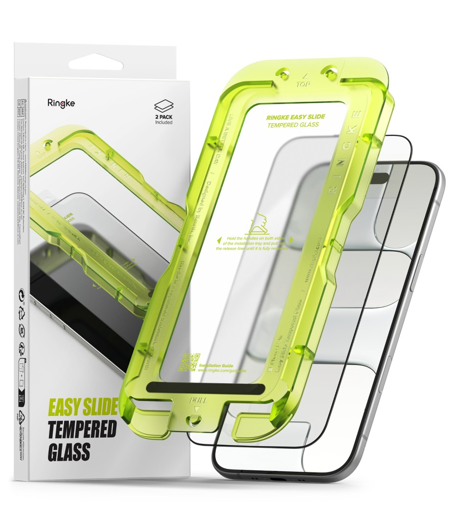 iPhone Air - Ringke Easy Slide Tempered Glass (2x)
